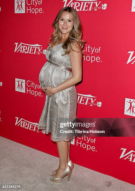 Alexa PenaVega attends Variety's 10 Latinos to watch event at The London West Hollywood on September 28, 2016 in West Hollywood, California.