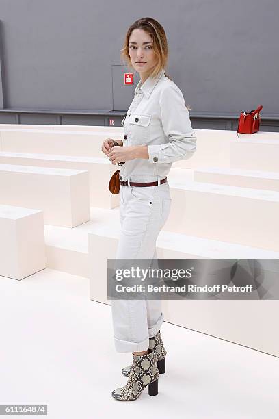 Sofia Sanchez de Betak attends the Chloe show as part of the Paris Fashion Week Womenswear Spring/Summer 2017 on September 29, 2016 in Paris, France.