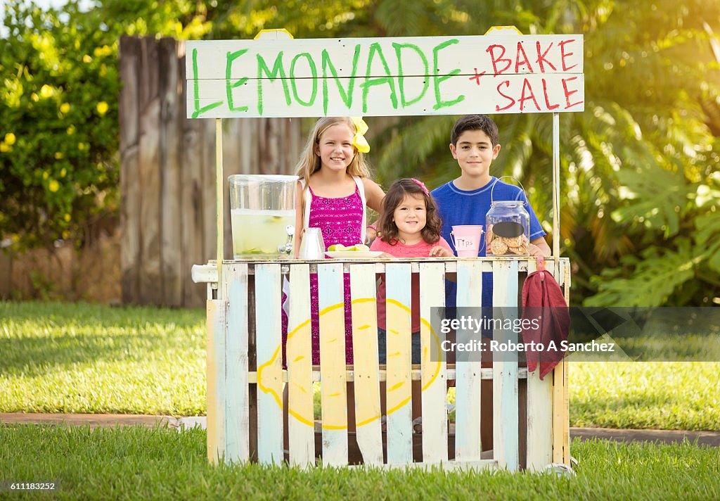 Selling lemonade and cookies