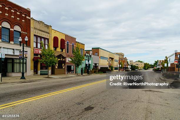 pontiac michigan street scene - pontiac michigan bildbanksfoton och bilder