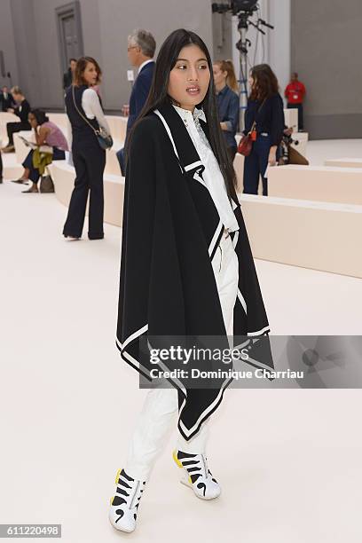 Thailand Princess Sirivannavari Nariratana attends the Chloe show as part of the Paris Fashion Week Womenswear Spring/Summer 2017 on September 29,...