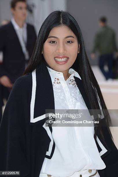 Thailand Princess Sirivannavari Nariratana attends the Chloe show as part of the Paris Fashion Week Womenswear Spring/Summer 2017 on September 29,...