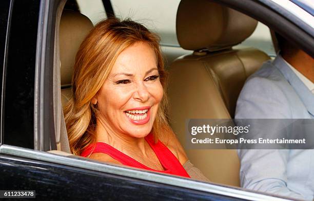 Ana Obregon is seen on September 28, 2016 in Madrid, Spain.