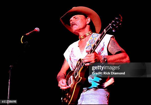 Dickey Betts of The Allman Brothers Band performs at Chastain Park Amphitheater in Atlanta, Georgia Circa 1993