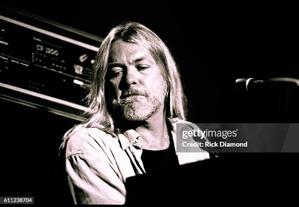 Gregg Allman of The Allman Brothers Band performs at Lakewood Amphitheater in Atlanta, Georgia Circa 1994