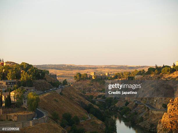 tajo river - traditional windmill stock pictures, royalty-free photos & images