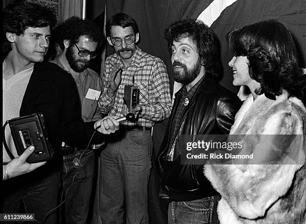 Nashville Billy Joel chats with press during CDB Jam VIII on January 17, 1981