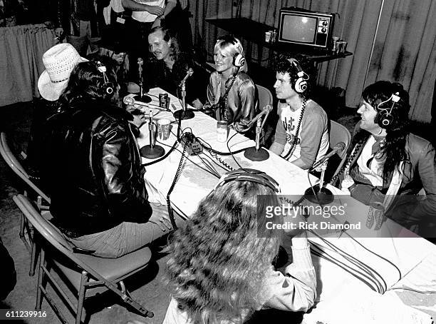 Nashville L/R: Butch Trucks , Bonnie Bramlett, Jimmy Hall and Mylon LeFevre attend CDB Jam VIII on January 17, 1981