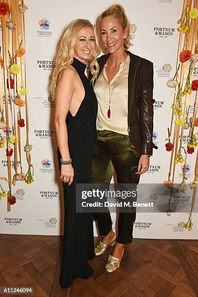 Jenny Halpern Prince and Lisa Butcher attend the 3rd Annual Ladies' Lunch in support of the Silent No More Gynaecological Cancer Fund at Fortnum &...