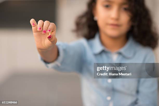 a young girl changing teeth - tooth fairy stock pictures, royalty-free photos & images