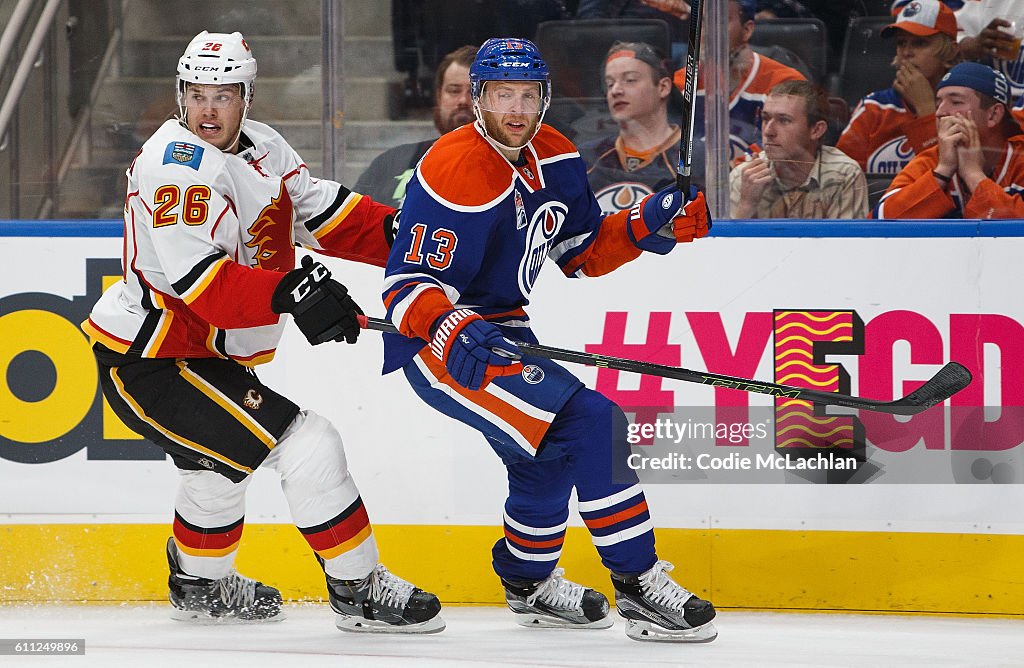 Calgary Flames v Edmonton Oilers