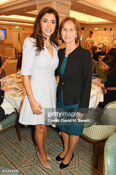 Fabiana Flosi and mother Aparecida Schunk attend the 3rd Annual Ladies' Lunch in support of the Silent No More Gynaecological Cancer Fund at Fortnum...