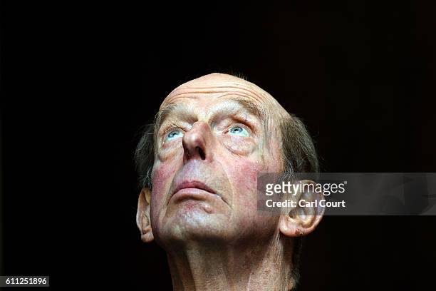 Prince Edward, Duke of Kent, also the 10th Grand Master of the United Grand Lodge of England, looks on as he opens a gallery titled 'Three Centuries...