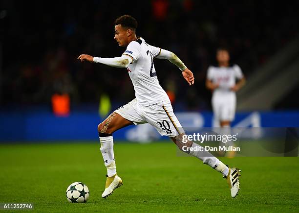 Dele Alli of Tottenham Hotspur during the UEFA Champions League match between PFC CSKA Moskva and Tottenham Hotspur at Stadion CSKA Moskva on...