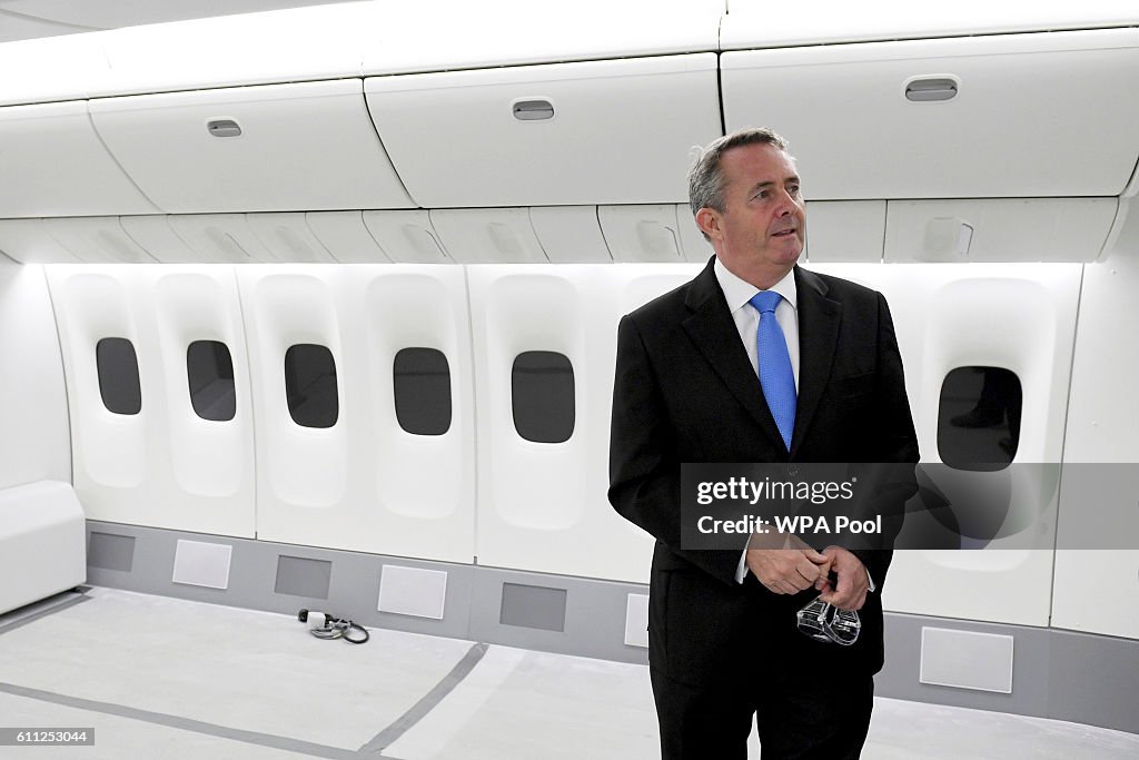 International Trade Secretary Liam Fox Visits Manchester