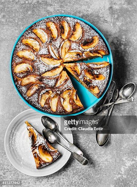 apple tart - apple cake stock pictures, royalty-free photos & images