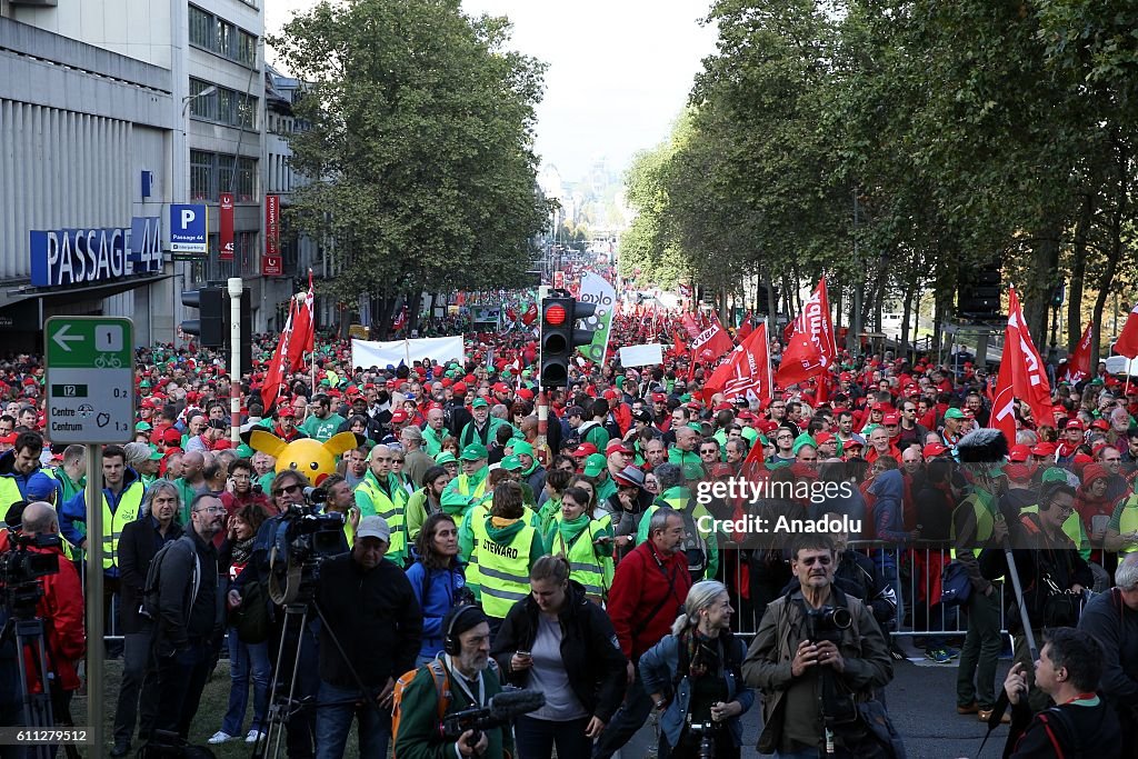 Protest in Brussels