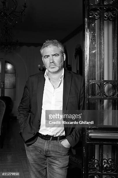 Director Stephane Brize is photographed for Self Assignment on September 7 2016 in Venice, Italy.
