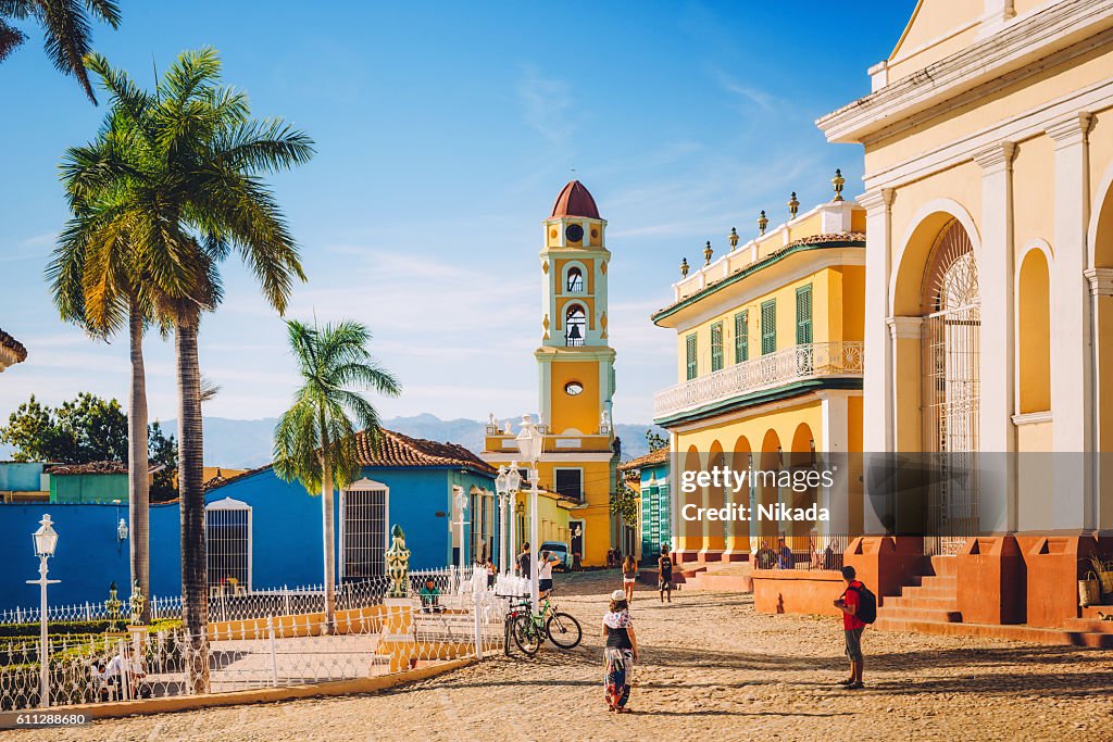 View of the old centre of Trinidad, Cuba