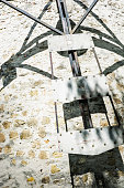 Detail photo of old tower windmill in Holic, Slovakia