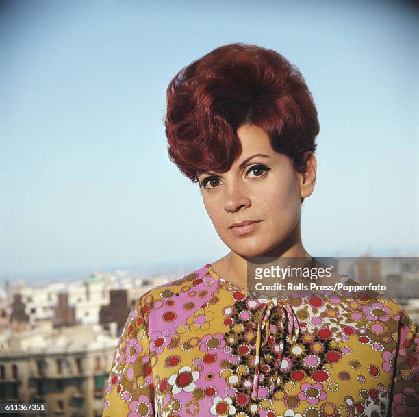 Spanish singer Salome, Spain's entry for the 1969 Eurovision Song Contest, pictured in Madrid, Spain for the competition in March 1969. Salome would...