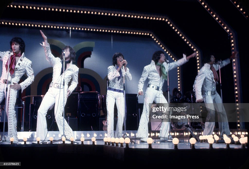 The Osmonds perform at the London Palladium