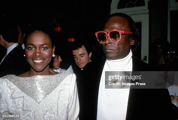 Cicely Tyson and Miles Davis circa 1983 in New York City.