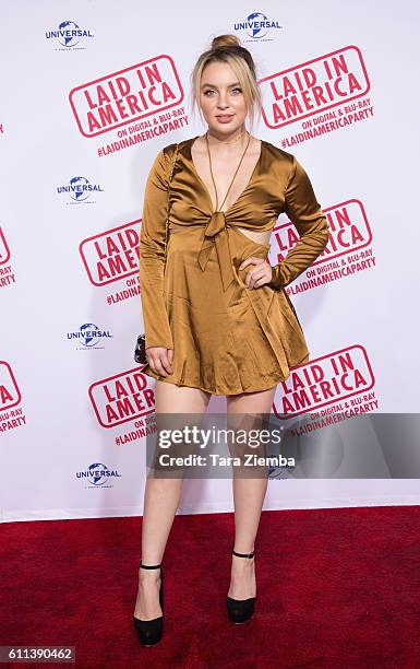 Actress/YouTuber Alexa Losey attends the premiere of 'Laid In America' at AMC Universal City Walk on September 28, 2016 in Universal City, California.