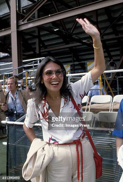 Marlo Thomas at the Forest Hills Tennis Stadium circa 1979 in Forest Hills, Queens.