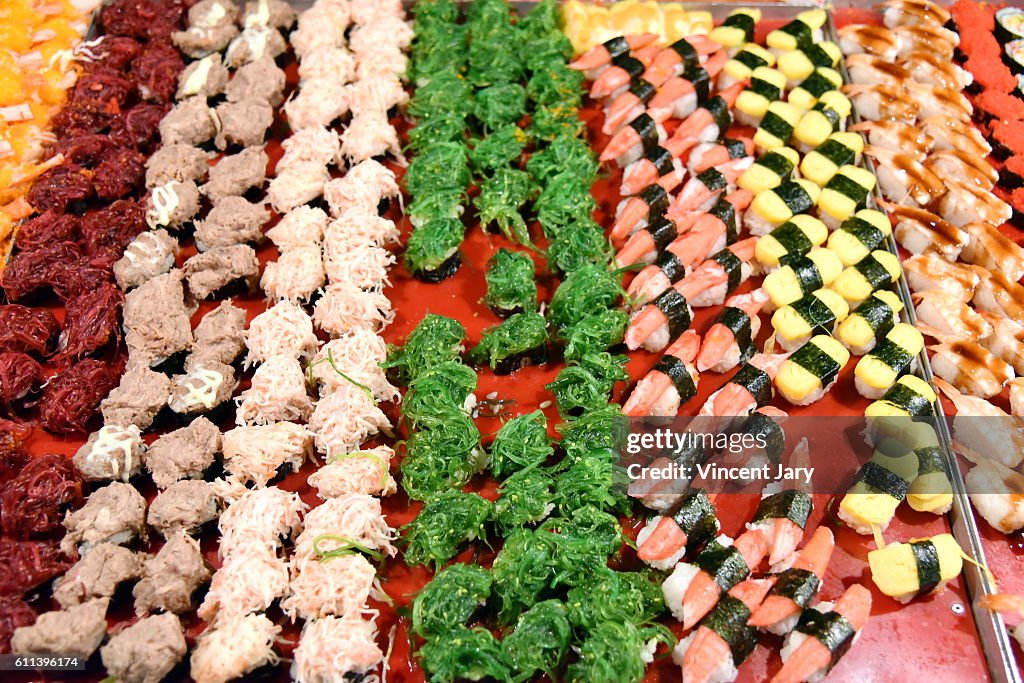 Sushi platters Loy Kratong Bangkok Thailand