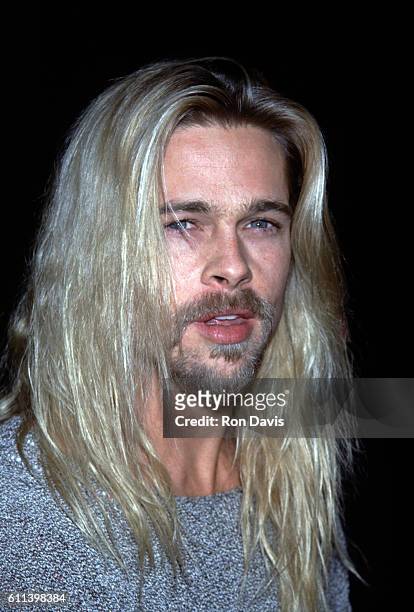 422 Brad Pitt Long Hair Photos and Premium High Res Pictures - Getty Images