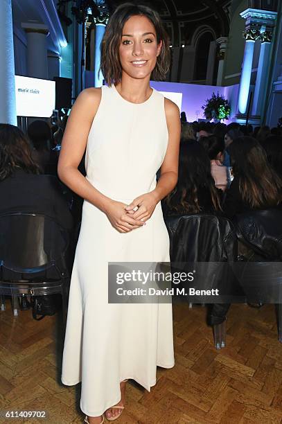 Frankie Bridge attends the Marie Claire Future Shapers Awards in association with Neutrogena at One Marylebone on September 29, 2016 in London,...