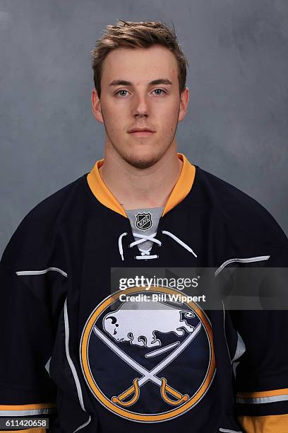 Brycen Martin of the Buffalo Sabres poses for his official headshot of the 2016-2017 season on September 22, 2016 at the KeyBank Center in Buffalo,...