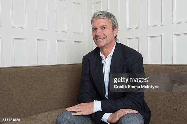 Chris DeWolfe, Co-Founder and CEO, Jam City, poses for a portrait at The Grill at Montage Beverly Hills on September 26, 2016 in Beverly Hills,...