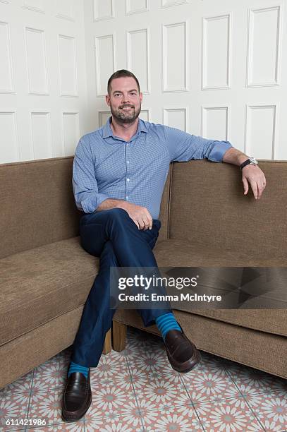 Clint Kisker, President of Madison Wells Media, poses for a portrait at The Grill at Montage Beverly Hills on September 26, 2016 in Beverly Hills,...