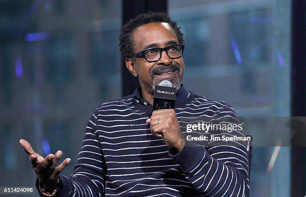 Actor Tim Meadows attends the BUILD Speaker Series Presents Tim Meadows discussing "Son of Zorn" at AOL HQ on September 29, 2016 in New York City.