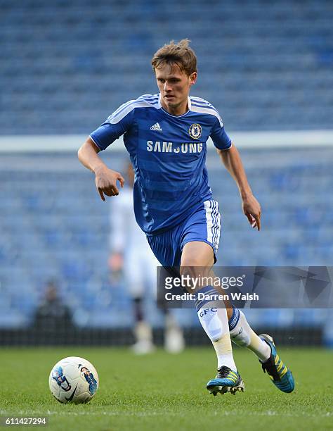 John Swift of Chelsea Youth during a FA Youth Cup Semi Final 2nd Leg match between Chelsea Youth and Manchester United Youth at Stamford Bridge on...