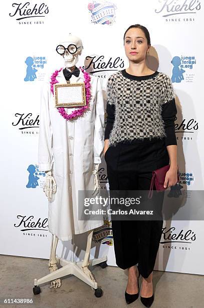 Andrea Trepat attends 'Kiehl's Since 1851' 10th anniversary with a Charity Project party on September 29, 2016 in Madrid, Spain.