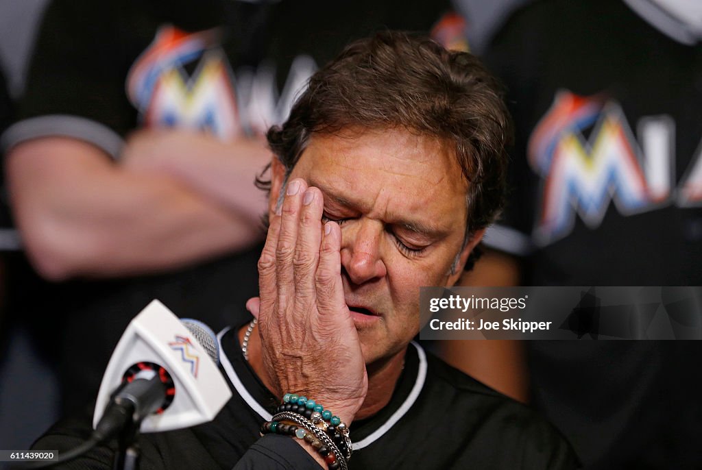 Miami Marlins News Conference