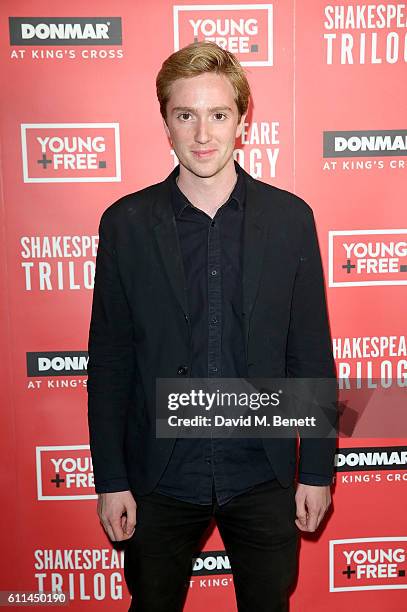 Luke Newberry attends the Donmar at King's Cross to celebrate the launch of YOUNG+FREE 25 and Under Ticket Scheme on September 29, 2016 in London,...