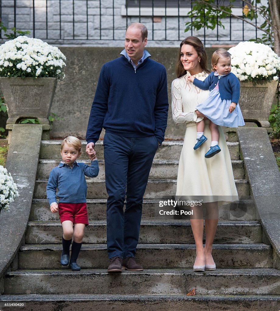 2016 Royal Tour To Canada Of The Duke And Duchess Of Cambridge - Victoria, British Columbia