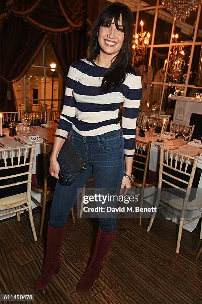 Daisy Lowe attends the JF London x Kyle De'Volle VIP dinner at Beach Blanket Babylon on September 29, 2016 in London, England.