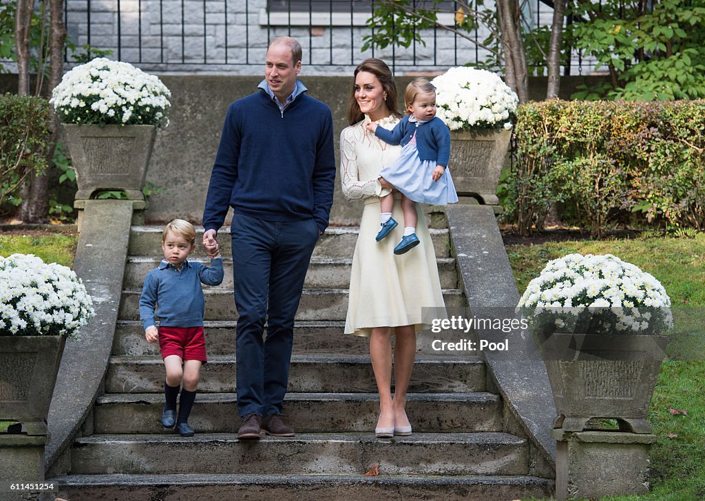 2016 Royal Tour To Canada Of The Duke And Duchess Of Cambridge - Victoria, British Columbia