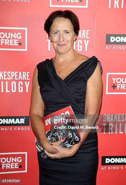 Fiona Shaw attends the Donmar at King's Cross to celebrate the launch of YOUNG+FREE 25 and Under Ticket Scheme on September 29, 2016 in London,...