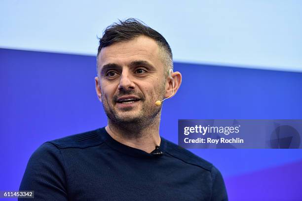 Co-Founder Vaynermedia Gary Vaynerchuk speaks at the Brand U Event at Nasdaq MarketSite during 2016 Advertising Week New York on September 29, 2016...