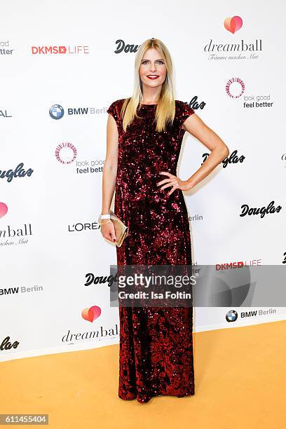 German actress Tanja Buelter attends the Dreamball 2016 at Ritz Carlton on September 29, 2016 in Berlin, Germany.