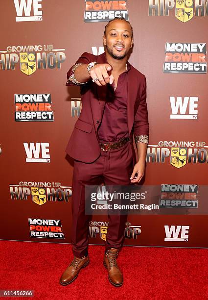 Romeo Miller attends WE tv's Growing Up Hip Hop Season 2 Premiere Screening And After Party on September 29, 2016 in New York City.