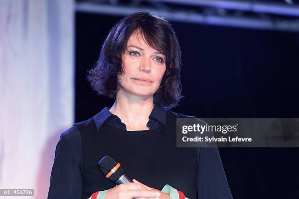 Marianne Denicourt attends opening ceremony of 27th Dinard British Film Festival on September 29, 2016 in Dinard, France.