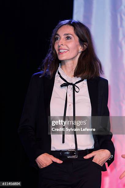 Anne Parillaud attends opening ceremony of 27th Dinard British Film Festival on September 29, 2016 in Dinard, France.
