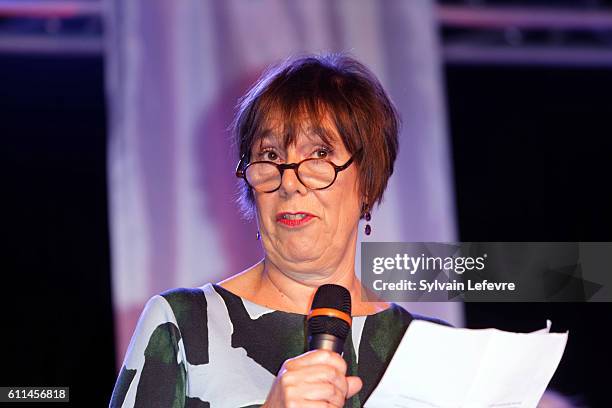 Rebecca O'Brien attends opening ceremony of 27th Dinard British Film Festival on September 29, 2016 in Dinard, France.